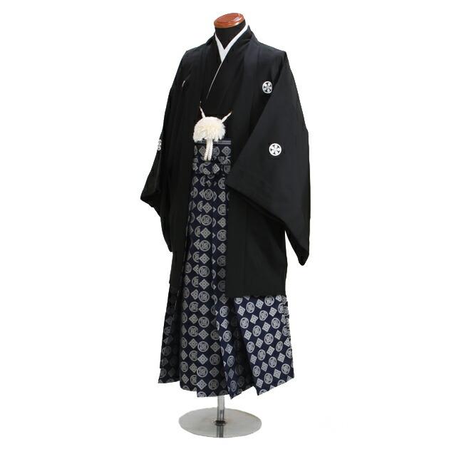 袴 小学校卒業式 ジュニア 黒紋付袴レンタル 紋袴 【小】【二 袴 小学校卒業式 ジュニア 黒紋付袴レンタル 紋袴 【小】【二