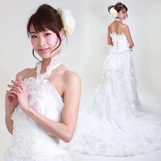 ウェディングドレス レンタル 13号-17号 マーメイドライン ウエディングドレス ドレス 貸衣装 海外挙式 海外ウェディング 安い 格安 6319 送料無料