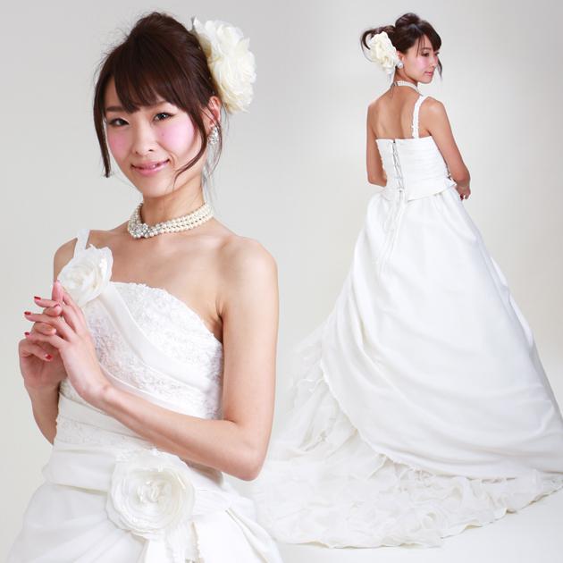 ウェディングドレス レンタル 13号-17号 プリンセスライン ウエディングドレス ドレス 貸衣装 海外挙式 海外ウェディング リモ婚 安い 格安 6416 送料無料