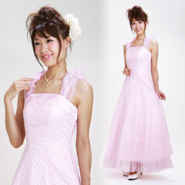 二次会 ドレス レンタル 5号-7号 ピンク Aライン 1002 結婚式 お呼ばれ 服装 フォーマル 演奏会 発表会 披露宴 往復送料無料