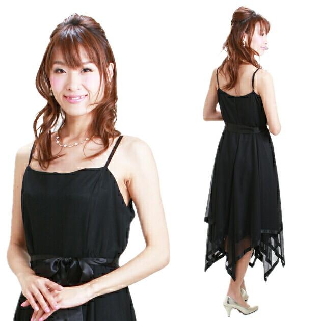 パーティードレス レンタル バック ネックレス無料 １７号 黒 ワンピース 58 0242 夏 代 30代 40代 あすつく 送料無料 Pymr Go Th