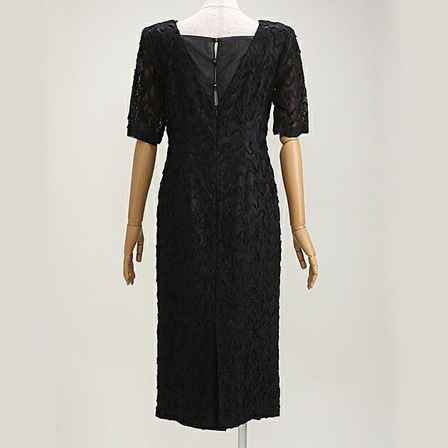 激安の フォーマル レディース レンタル 結婚式 服装 9号 黒 ワンピース 50代 60代 母親 あすつく 送料無料 ドレス 最も優遇 Www Aqtsolutions Com