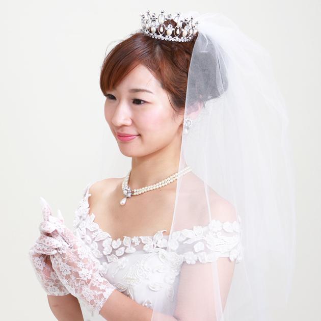 ドレス 小物 レンタル 5点セット ティアラ+ベール+ネックレス ドレス 小物 レンタル 5点セット ティアラ+ベール+ネックレス