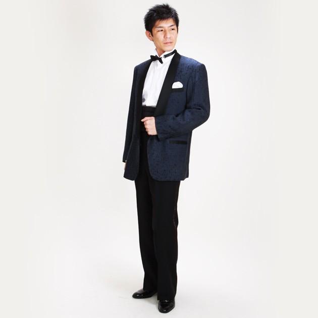 タキシード レンタル L・XLサイズ 170cm〜182cm ブルー NT-1144 あす