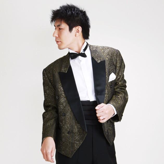 スペンサー タキシード レンタル M・Lサイズ 165cm〜172cm ゴールド