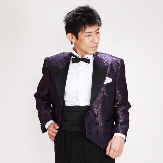 スペンサー タキシード レンタル M・Lサイズ 165cm〜172cm パープル NT