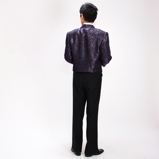 スペンサー タキシード レンタル M・Lサイズ 165cm〜172cm パープル NT