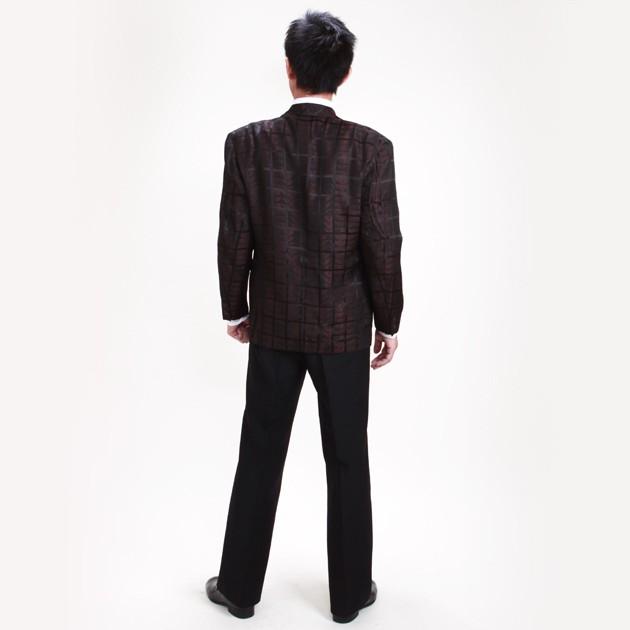 タキシード レンタル M・Lサイズ 168cm〜175cm エンジ NT-206T あす