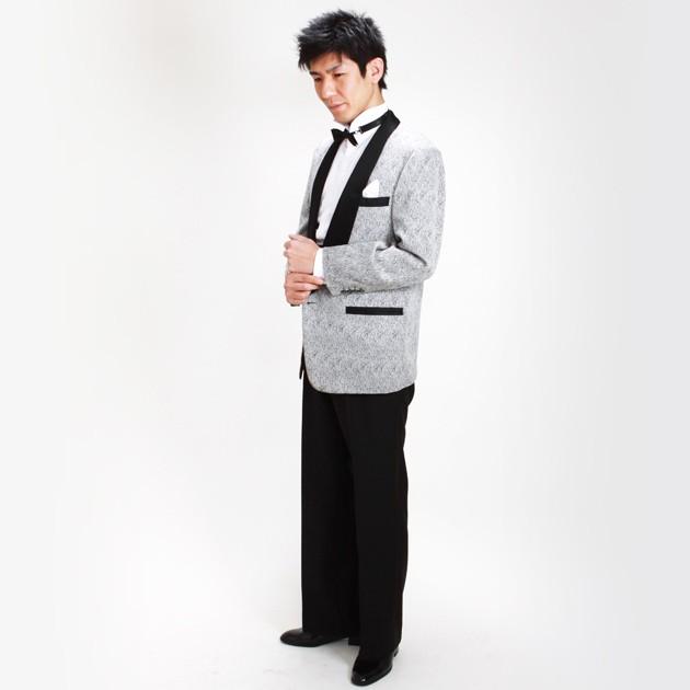 タキシード レンタル M・Lサイズ 168cm〜175cm グレー 夏用 夏物 NT 