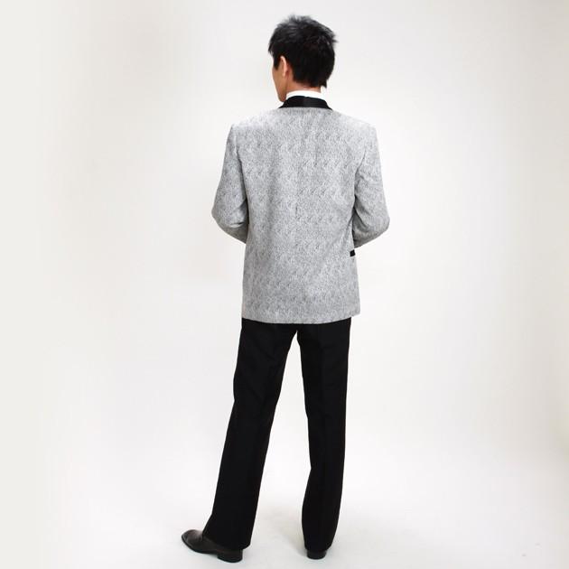 タキシード レンタル M・Lサイズ 168cm〜175cm グレー 夏用 夏物 NT