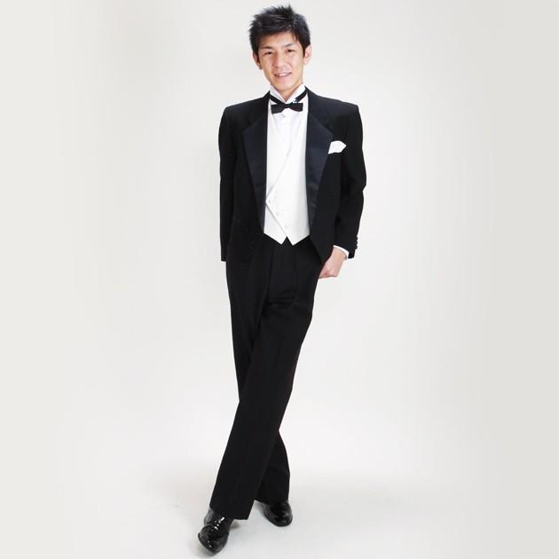 スペンサー タキシード レンタル M・Lサイズ 165cm〜172cm 黒 NT-52571