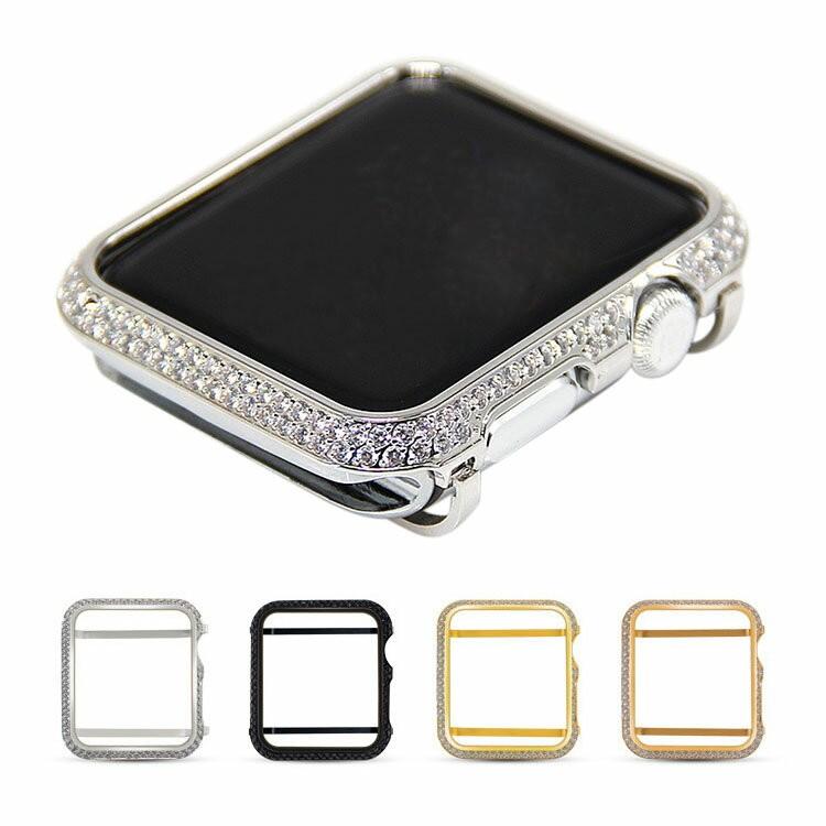 Apple Watch Series 6 5 4 Apple Watch Se 3 2 1 ケース カバー ラインストーン きらきら カラーサイドアルミバンパー Series3 2 1 42mm用 Series5 4 44mm用 Aw444 Md03c W It問屋名古屋店 通販 Yahoo ショッピング