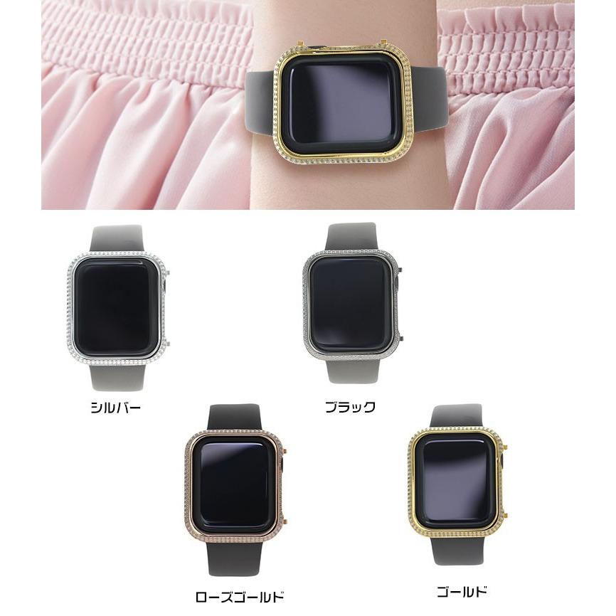 Apple Watch Series 6 5 4 Apple Watch Se 3 2 1 ケース カバー ラインストーン きらきら カラーサイドアルミバンパー Series3 2 1 42mm用 Series5 4 44mm用 Aw444 Md03c W It問屋名古屋店 通販 Yahoo ショッピング