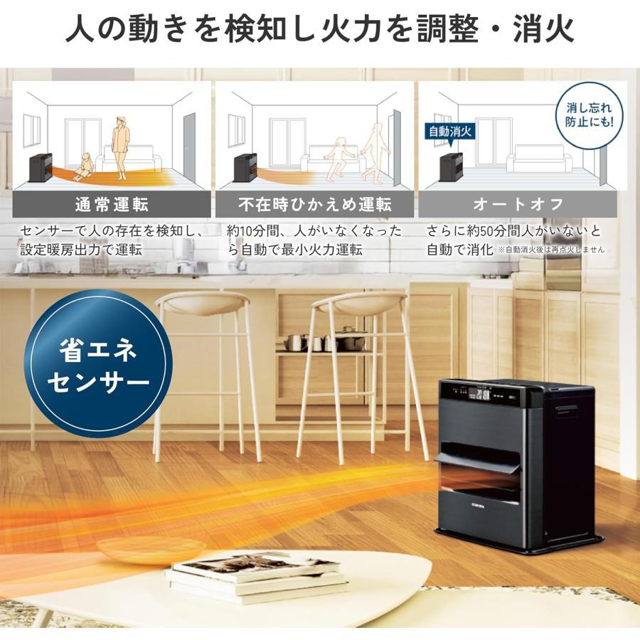 CORONA（コロナ） 石油ファンヒーター 木造15畳 グランブラック FH