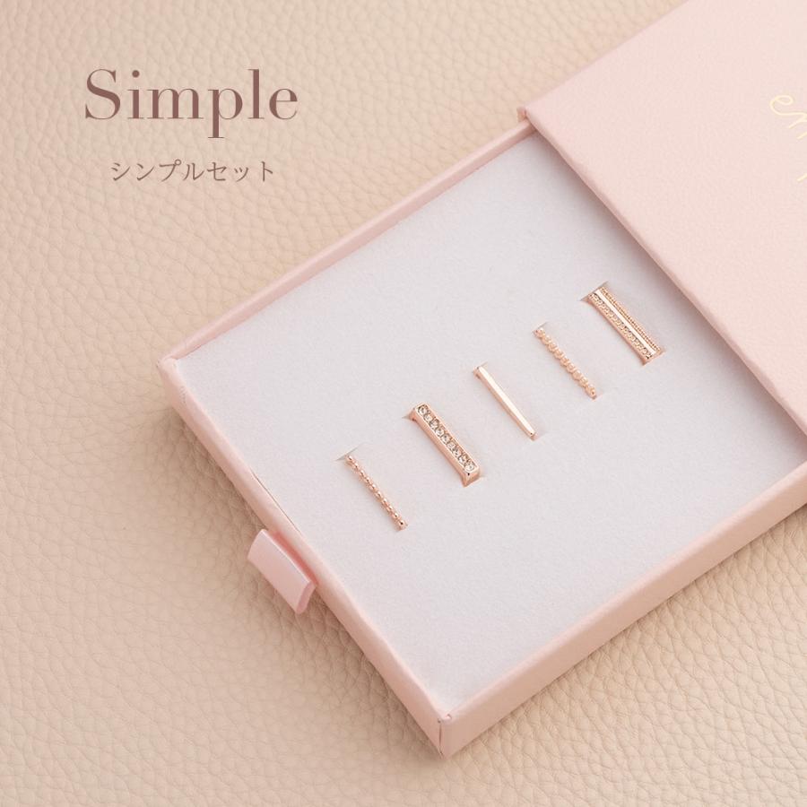 チャーム ミニ アクセサリー for Lily slim / STACY アップルウォッチ バンド 8 7 SE レディース かわいい イニシャル キラキラ 華やか ローズゴールド | エンパイア | 06