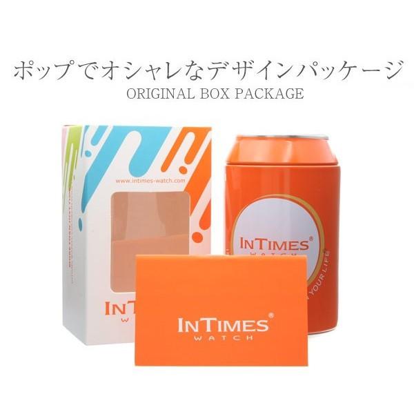 腕時計 レディース キッズ INTIMES インタイムス 子供 軽量 かわいい 36mm シリコン 選べる7色 ペア 家族 シチズン製ムーブ｜it-store｜03