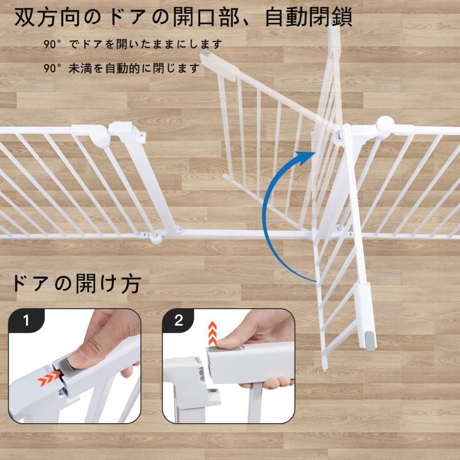 人気セール，2026 Ksmsem犬 サークル 中大型犬用 ペットフェンス
