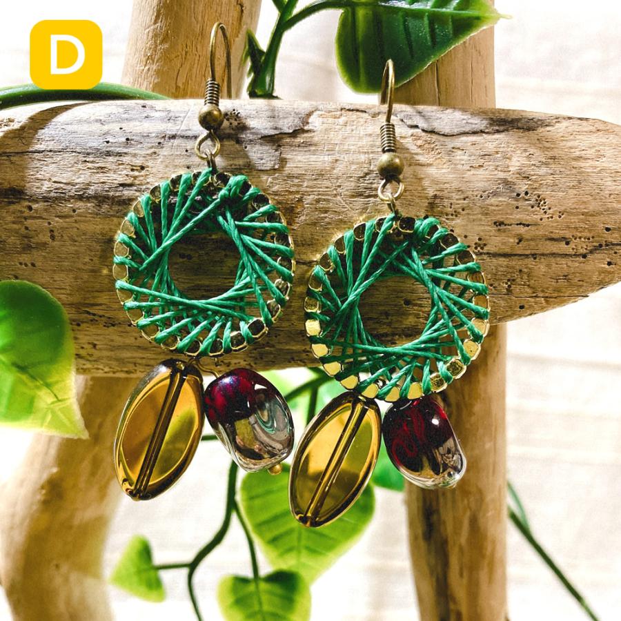 エスニック ピアス エスニックアクセサリー 金属アレルギー対応可