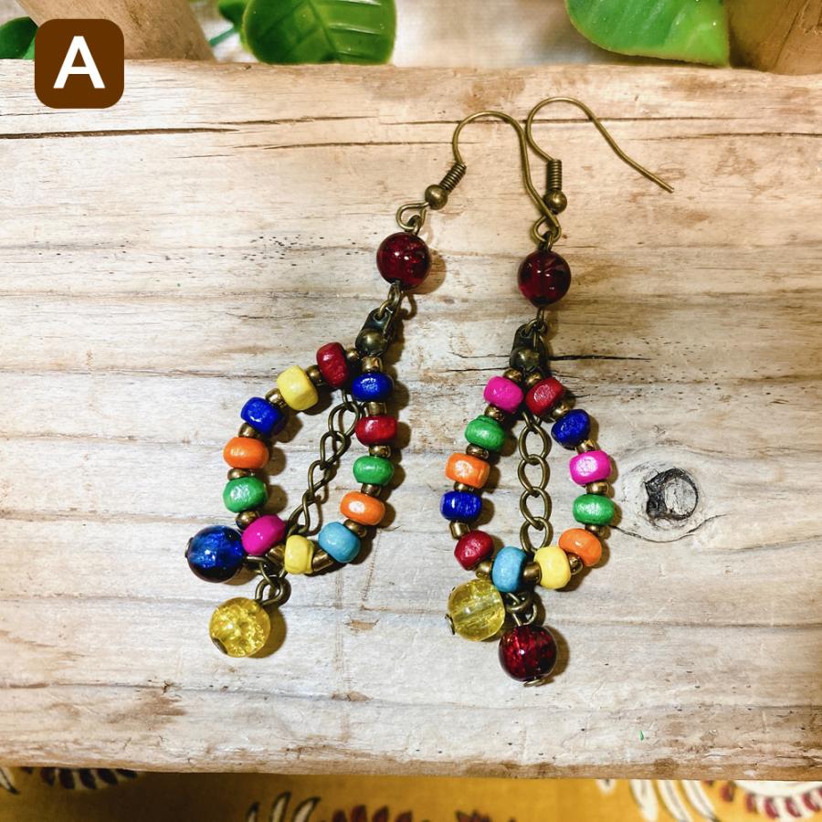 エスニック ピアス エスニックアクセサリー 金属アレルギー対応可