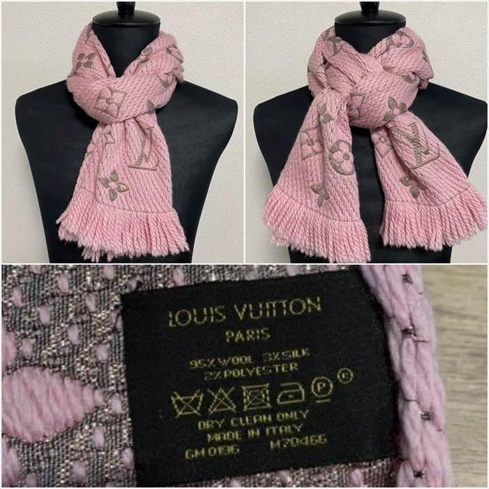 LOUIS VUITTON 【中古】 ルイヴィトン エシャルプ ロゴマニア LOUIS VUITTON 【中古】 ルイヴィトン エシャルプ ロゴマニア