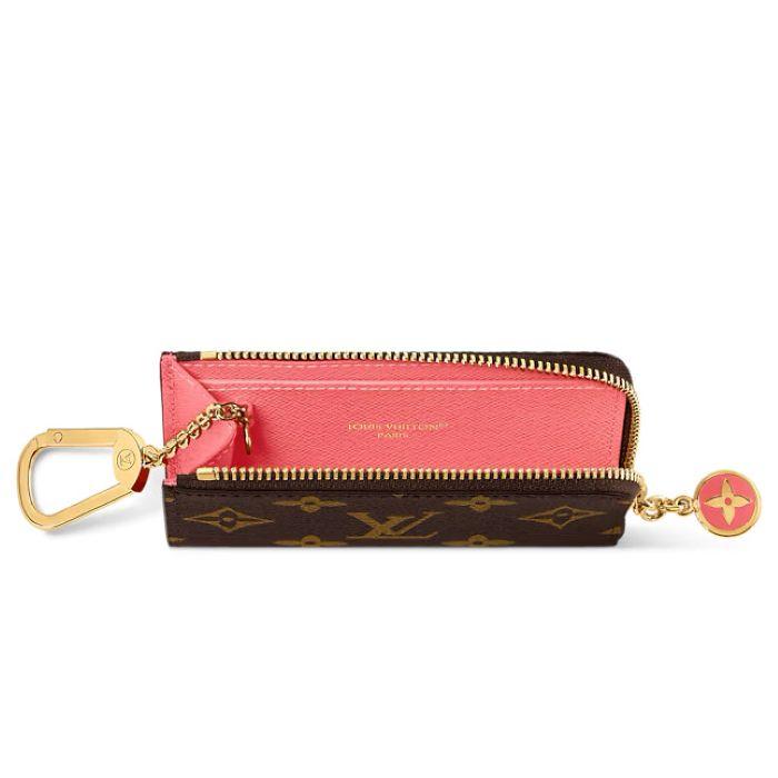 【LOUIS VUITTON】 カードキーケース ポルト クレ・ノア M14529 / モノグラム・キャンバス / スウィートコーラルの画像