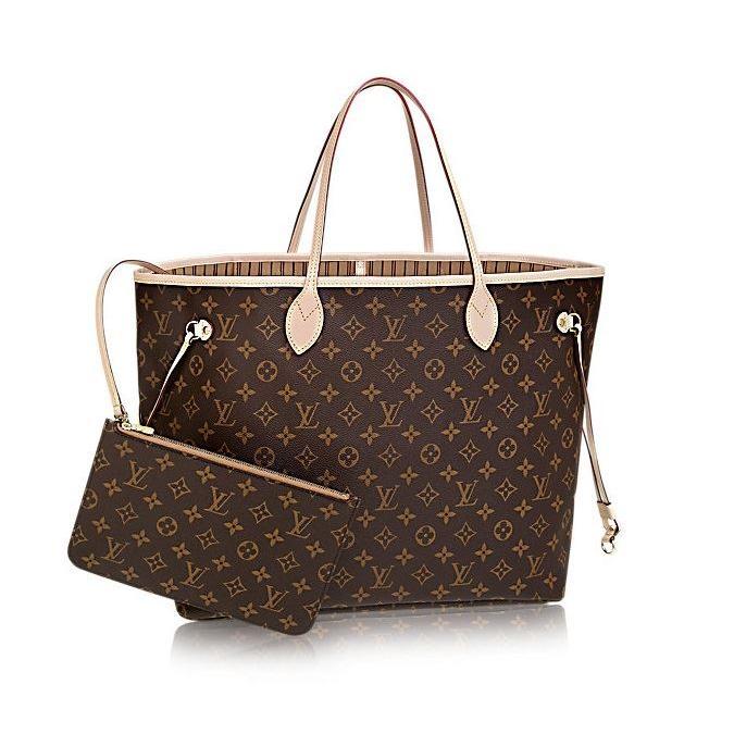 ルイヴィトン LOUIS VUITTON ネヴァーフルGMポーチ付 モノグラム 