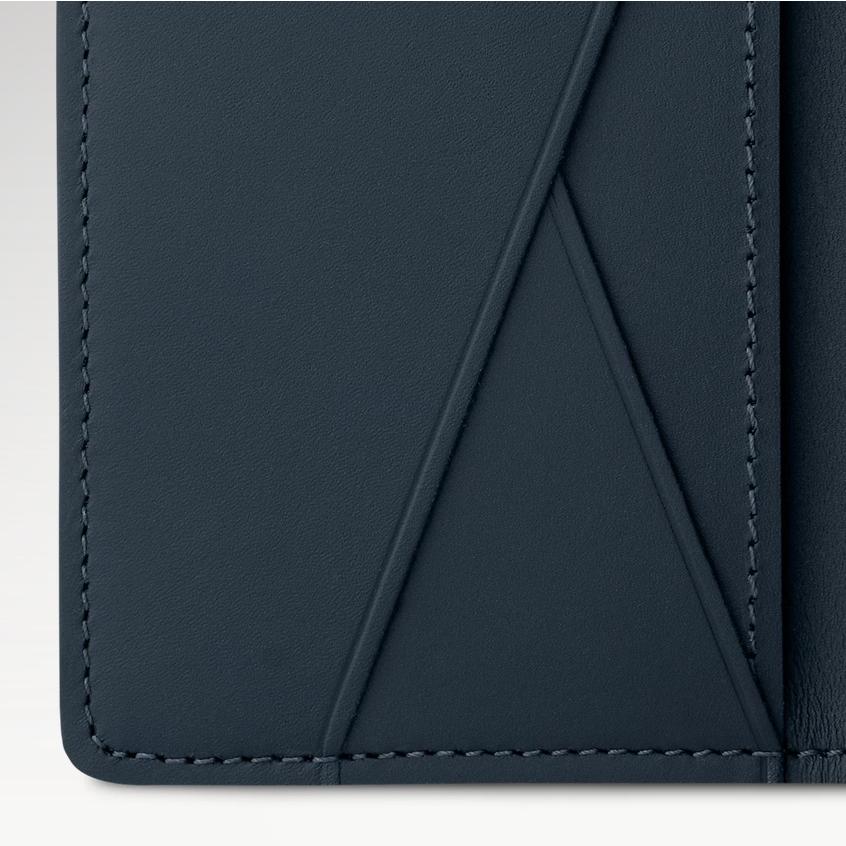 【LOUIS VUITTON】 オーガナイザー・ドゥ ポッシュ M83378 / モノグラム・シャドウ / インク ブルー / ホワイトの画像