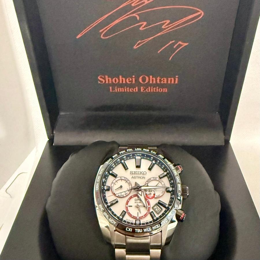 【稼働】セイコー 腕時計 電波ソーラー 大谷翔平 1700本限定 アストロン セイコー アストロン＞より、104年ぶりの偉業を達成した、大谷翔平選手