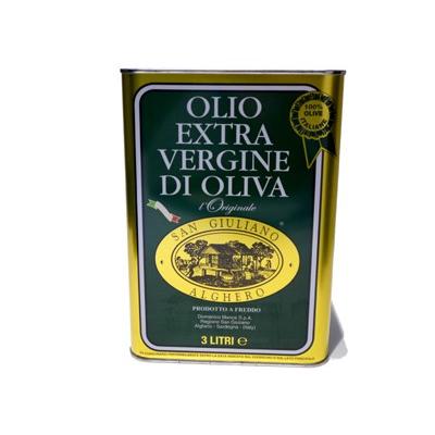 エキストラバージン オリーブオイル サンジュリアーノ 3L イタリア サルディーニャ州 送料無料 お徳用 パスタ 肉料理 魚料理 サラダ グラタン｜italiatanicha2