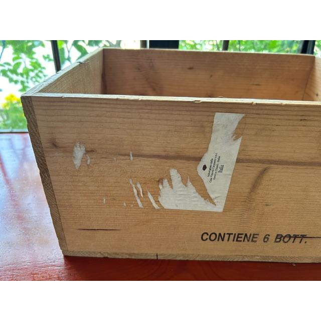 ワイン木箱 6本用 - wood box［イタリアワイン輸入時使用木箱］ : ミオ