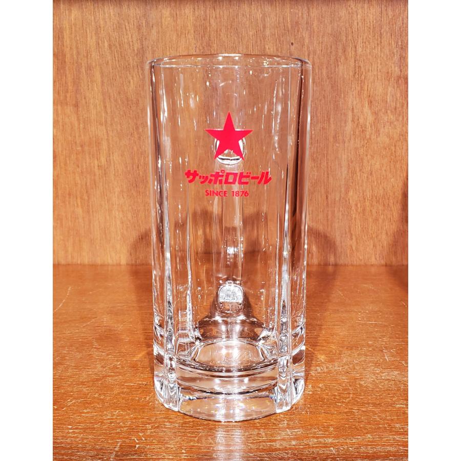 サッポロ ビールジョッキ 中 旧ロゴ レトロ 赤星 : ミオ・ヴィーノ Mio
