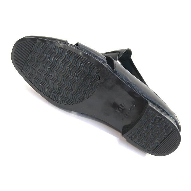 サンダル メンズ 日本製 本革 オフィスサンダル ビジネス 牛革 備長炭