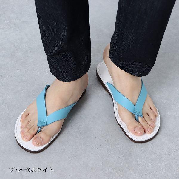 サンダル メンズ レザー トング 日本製 徳島 本革 コンビサンダル 国産レザーサンダル 皮サンダル 本革2トーンカラー 全国送料無料 13 ブティック イタリコ 通販 Yahoo ショッピング