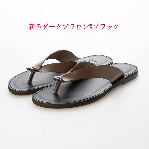 サンダル メンズ レザー トング 日本製 徳島 本革 コンビ サンダル メンズ レザー トング 日本製 徳島 本革 コンビ