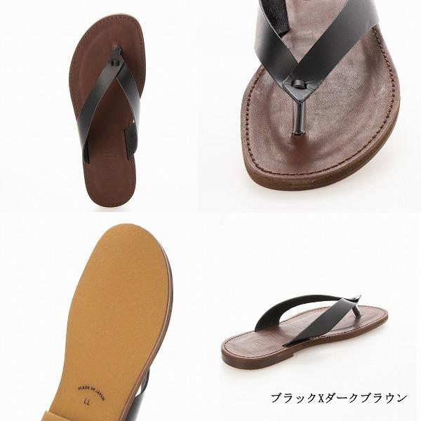 サンダル メンズ レザー トング 日本製 徳島 本革 コンビ サンダル メンズ レザー トング 日本製 徳島 本革 コンビ