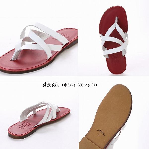 サンダル メンズ 日本製 徳島 牛革レザートングサンダル 国産本革2トーンカラー 全国送料無料 14 ブティック イタリコ 通販 Yahoo ショッピング