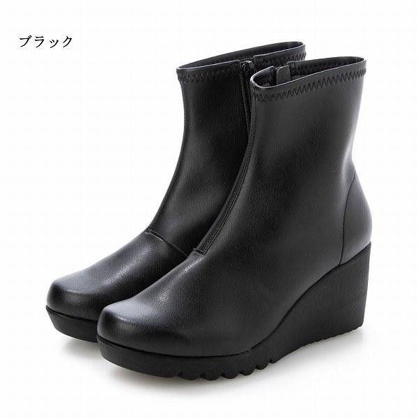 ファーストコンタクト レディース ブーツ 日本製 厚底 シンプル