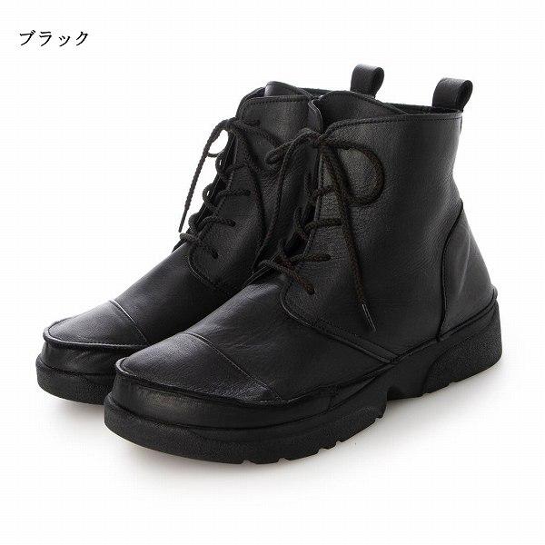 本革 日本製 レディース ソフトレザー 軽量 レースアップ カジュアル