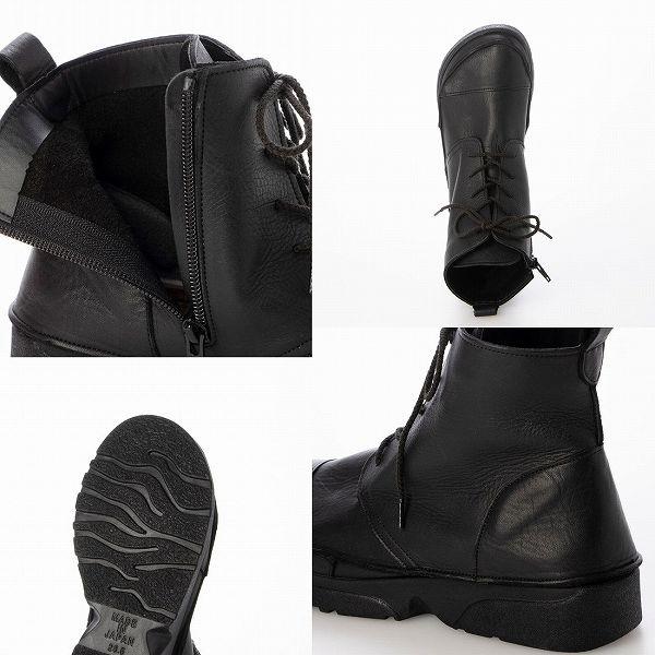 本革 日本製 レディース ソフトレザー 軽量 レースアップ カジュアル