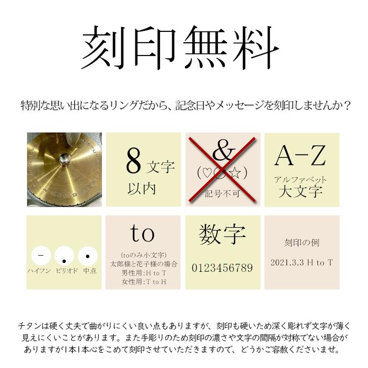 ペアネックレス 金アレ対応 刻印無料 ダイヤ サファイア リングトップ ネックレス チタン メンズの画像