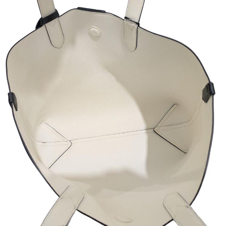 プレゼント トートバッグ ツインセット TWINSET Everywhere リバーシブル ショッパーバッグ カーフレザー 本革 ブランド オレンジ ベージュ (t77)_7