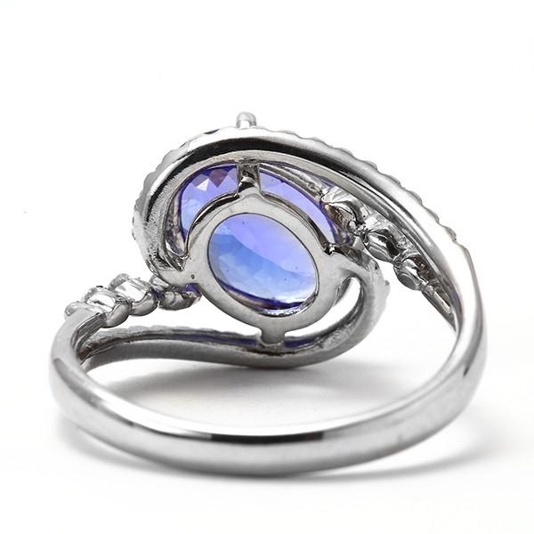 プレゼント プラチナ タンザナイト 12月誕生石 リング PT900 指輪 鑑別