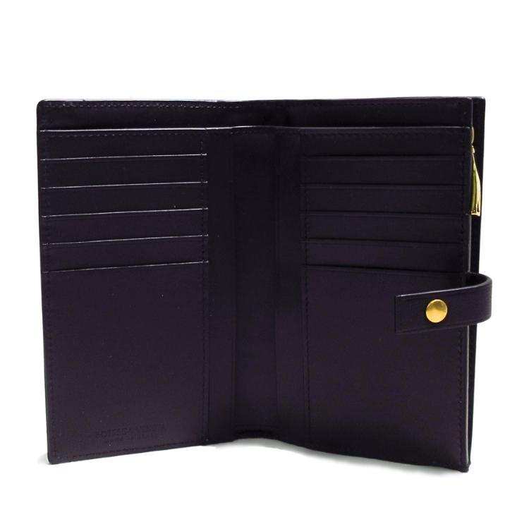 プレゼント ボッテガヴェネタ 二つ折り財布 BOTTEGAVENETA 609070 V3UH2 8425 イントレチャート ２つ折り レザー 一粒万倍日 天赦日 (t75)の画像