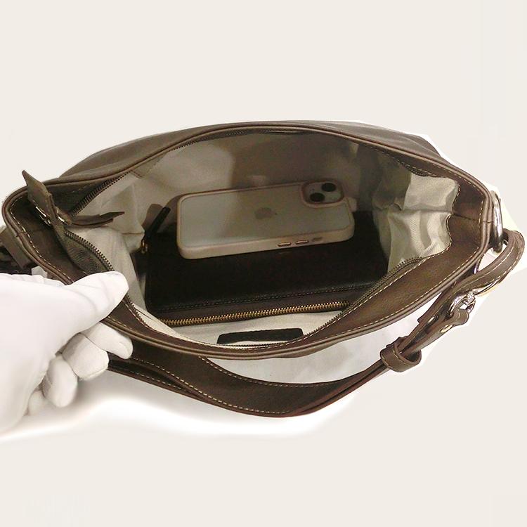 プレゼント マキシマ 本革 ショルダーバッグ レザー クロスボディ ライム グリーン ピンク ブルー ベージュ MAXIMA イタリア製 d3115_13