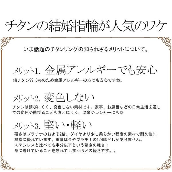 金属アレルギー 福袋 アレルギー 指輪 ペアリング 2本セット 安い マリッジリング アレルギー チタンリング 純チタン 刻印不可 (ND) 父の日 プレゼント お祝い｜italyoftamai｜05