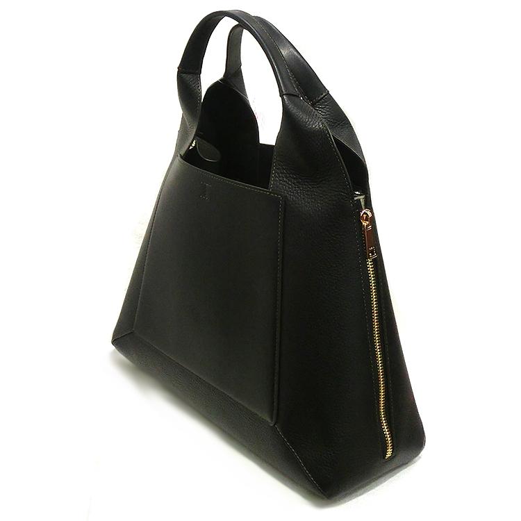 プレゼント フルラ ショルダーバッグ ジルダ Lサイズ FURLA WB00468 BX0181 GILDA L TOTE MARMO c ブラック 2WAY レザー A4  (t62)の画像