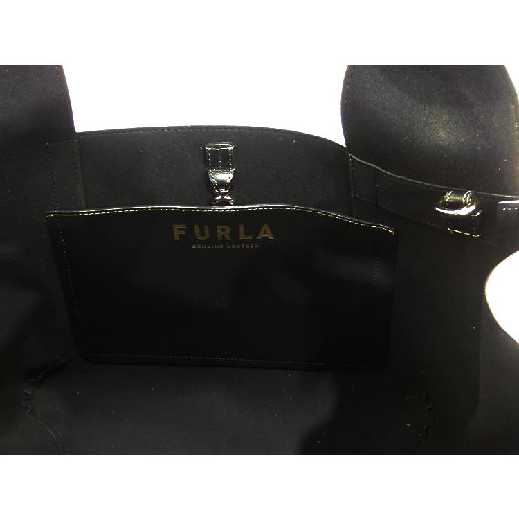 プレゼント フルラ ショルダーバッグ ジルダ Lサイズ FURLA WB00468 BX0181 GILDA L TOTE MARMO c ブラック 2WAY レザー A4  (t62)の画像