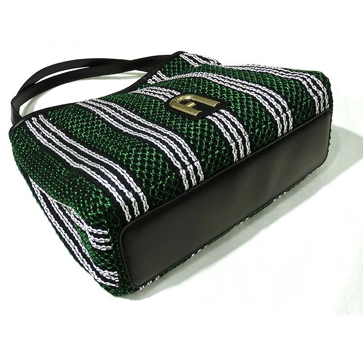 FURLA フルラ トートバッグ ハンドバッグ WB00919 ストライプロープ 