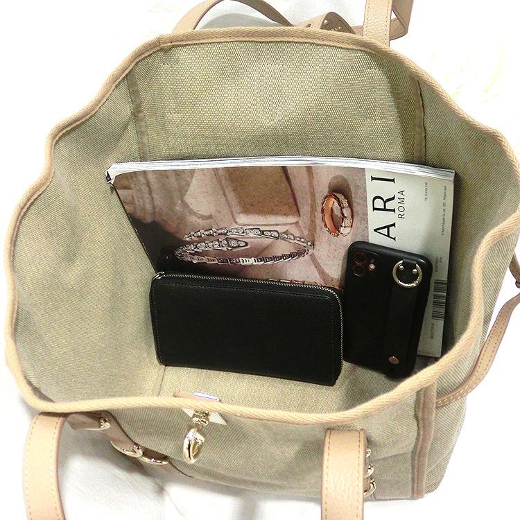 プレゼント フルラ トートバッグ FURLA WB00986 TONI GREIGE ネット ラージ ショッパー バッグ キャンバス ドローストリング A4 大容量  (t62)の画像