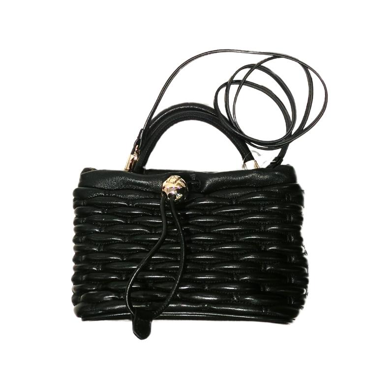 フルラ 2WAY ショルダーバッグ キルティング ハンドバッグ 黒 FURLA 